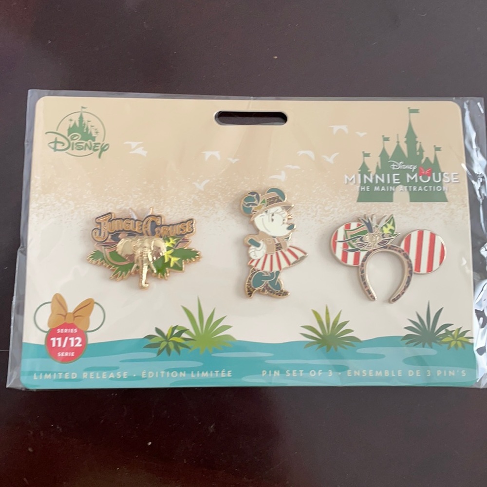 Minnie Main Attraction Jungle Cruise Pins